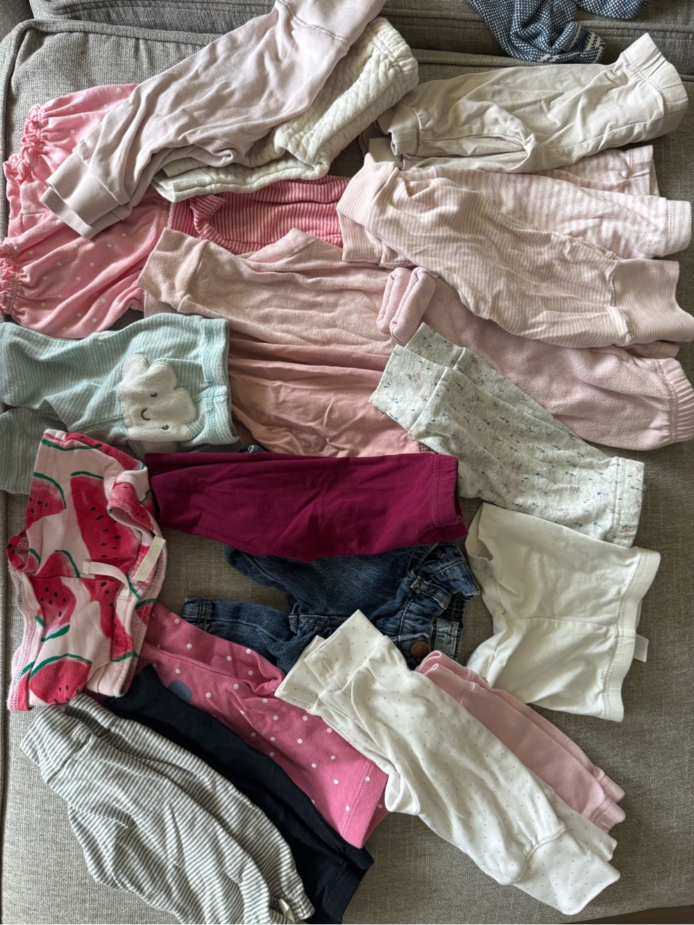 BUNDLE of 21 3 Month bottoms girly